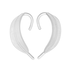 Practical Ear Accessory: Flexible Ear Cuff & Comfortable Ear Hangers - Acrylic Texture for Daily & Party Wear
