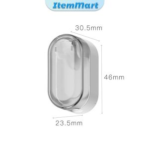 ItemMart Toothbrush Holder Wall-mounted Punch-free Toothbrush Storage Rack Automatic Flip Cover