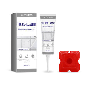 Jaysuing Sealant กระเบื้องปูพื้นพิเศษห้องครัวห้องน้ำกันน้ำและทนสารกันรั่วสำหรับใช้ในครัวเรือนกระเบื้องบรรจุยาแนวเคลือบอีพ็อกซี่ยาแนวสวยงามสารอุดรอยรั่ว5สีสำหรับเครื่องมือซ่อมแซมกันน้ำติดผนังห้องน้ำ