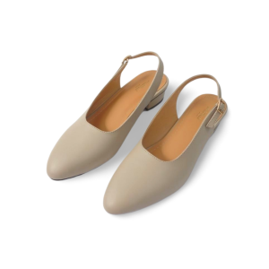 ArdiFeel Sepatu Pentofel Wanita Big Size Jumbo | Sepatu Heels Wanita | Sepatu Heels Tali Wanita Hak 3 cm ARK 290 Hitam Cream