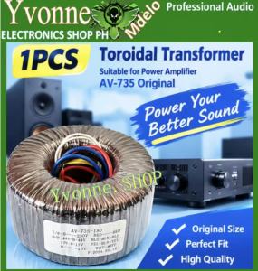 1PCS Toroidal Transformer for Power Amplifier AV-735 Original amplifier accessories