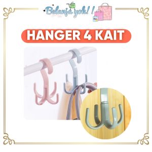 BY178 Gantungan 4 Kait /Gantungan Serbaguna 4 Kait 360