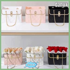 danux Portable Flower Box Rose Packaging Box Wrapping Paper Bag Gift Box Party Gifts