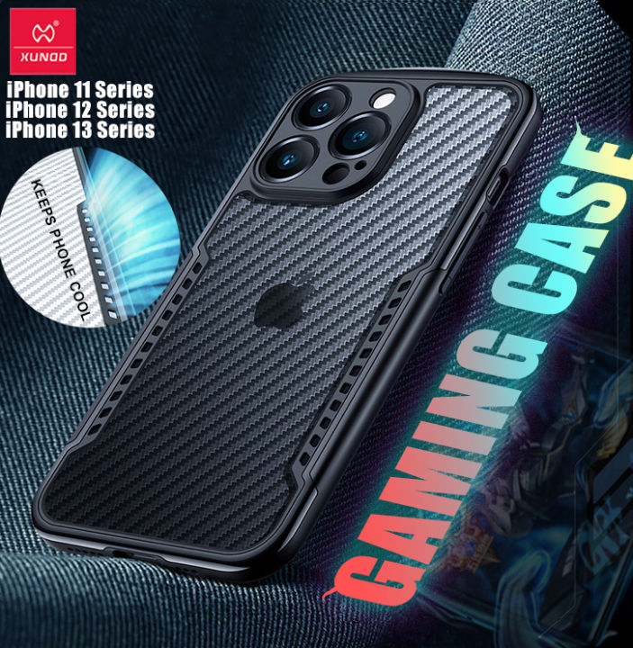 Xundd [ORIGINAL] Alpha Shock Proof Clear Armor Gaming Case with Cooling  Holes for Apple iPhone 11 11 Pro 11 Pro Max iPhone 12 12 Pro 12  Pro