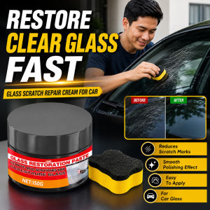 Car Windshield Scratch Repair Cream Nano Glass Polish Paste Phone Screen Glass Mark Care Glasses Lens Surface Cleaner Mirror Window Scratch Reducer Clear View Support Auto Glass Care