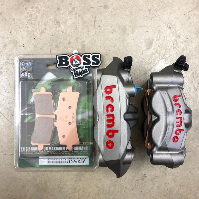 Brake Pad Kampas Rem Elig Sintered Brembo M4 M50 Gp4Rx Gp4Rr Gp4Rs Kode