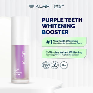 KLAR Purple Teeth Whitening Booster | Gigi putih instant 2 menit