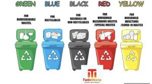 RED GARBAGE BAG (small) FOR HAZARDOUS WASTE (100 pieces) PE PLASTIC.001 thickness (hospital grade)