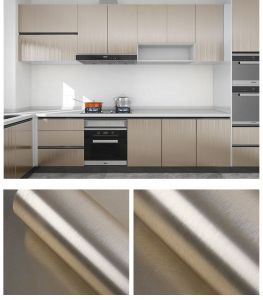 61x20.0 cm bóng sang trọng kim loại hình nền cho tủ lạnh thang máy tủ bảng tủ quần áo tủ quần áo tủ quần áo nhãn dán 3d dập nổi dày chống thấm dầu chống thấm nước tự dính hình nền đơn giản thiết kế nhà đồ nội thất bọc bạc vàng màu vàng hồng