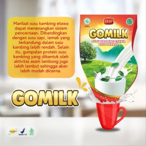 GOMILK PAKET RESELLER 10 DUS Susu Kambing Etawa plus Daun Kelor AQILAMART TRANGSAN