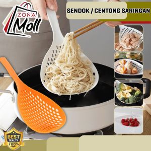 ZM SENDOK SARINGAN MIE SILIKON BESAR PENYARING KUAH SAYUR REBUSAN