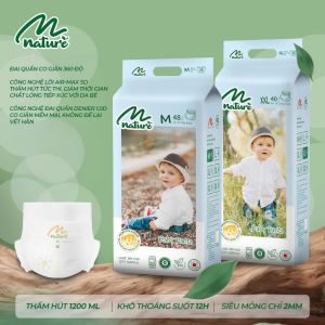 [Tặng KhănSữa Xịn]Bỉm Tã Momo Diamond NATURE Hạt Bơ Đủ Size(Thấm Hút Tốt Nhất)