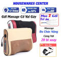Gối massage cổ vai gáy lưng cao cấp chính hãng - Nệm, đệm, gối, máy massage toàn thân, cổ vai gáy có hồng ngoại, giảm đau nhức nhanh chóng, thư giãn cơ thể. 