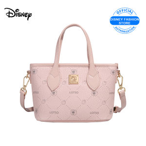 Disney LOTSO Strawberry Bear series womens bags pu leather Sling Bag for Women Bag Tote Bag Fashion All-match Shoulder Bag Crossbody Bag Designer small tote bag