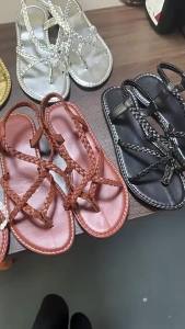 [Free Shipping] WomenS 2026 New Simple Large Size 43 Slip-On Woven Flat Beach Sandals