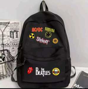 Tas Ransel Distro Gambar Motif Musik Untuk Anak Remaja Model Terbaru
