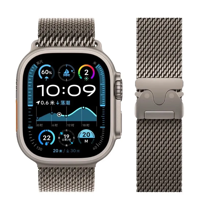 Loop Band Iwatch Series Stainless Steel 42mm Apple Watch Strap