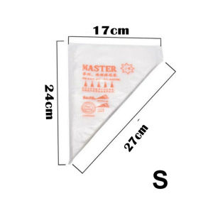 Disposable Piping Bags 100Pcs Food Grade Pastry Icing Bag Thick for Cake Decorating Cream Kek