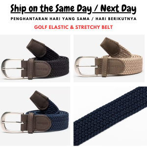 Ines1s Braided Stretchy Golf Belt / Braided Belt