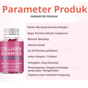 Collagen Protein Gummy Bears for All Year Round Adults  Men and Women  Safe and Comfortable  Beauty and Anti-aging