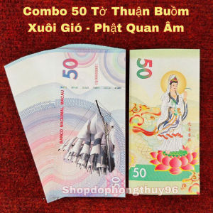 Sỉ Combo 100 Tờ Tiền Thuận Buồm Xuôi Gió Quan Âm Macao lưu niệm đẹp mắt ý nghĩa Lì Xì Tết 2026 Năm Con Ngựa độc đáo