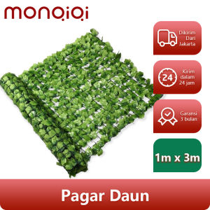 Pagar Daun Sintetis Artificial ukuran 1m x 3m Premium Grade