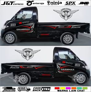 STIKER MOBIL PICK UP GRANMAX RACING