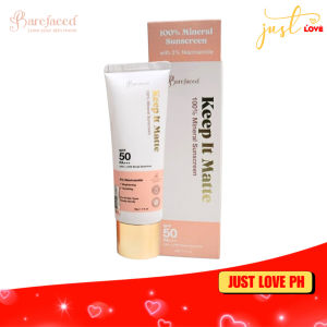Barefaced Keep It Matte Mineral Sunscreen / Keep It Matte Mineral Tinted Sunscreen SPF50 50g