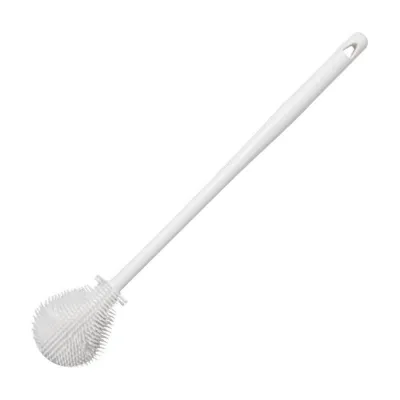 Silicone Cleaning Cup Brush Foldable Brush Head Multifunctional Long Handle Cleaning Cup Brush Milk Bottle/Thermos/Tea Cup/Glass Cup Washing Tool