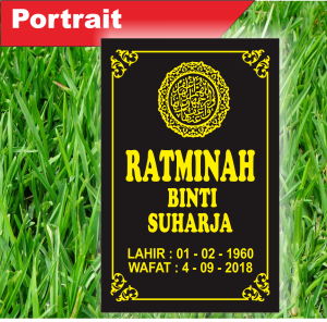 NISAN MAKAM custom bahan AKRILIK