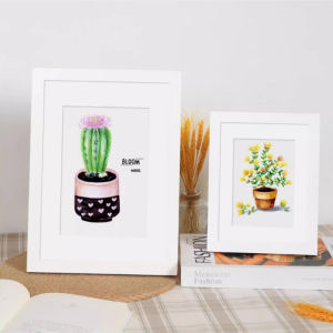 Wooden Picture Frame Wall Decor Photo Frame Home Decor Picture Holder With Stand Picture Frame