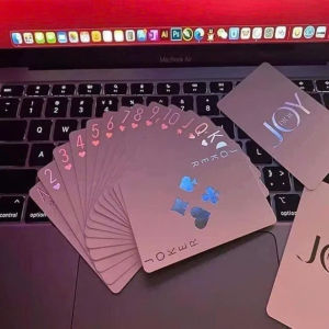 Bộ bài tây Galaxy bộ bài 52 lá bài tây phát sáng phản quang tráng gương cao cấp - LT Grocery