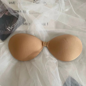 Women Push Up Bras Self Adhesive Silicone Strapless Invisible Bra Reusable Sticky Breast Lift Tape Rabbit Nipple Cover Bra Pads