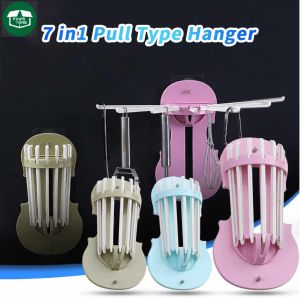 【Fans Tone】7-in-1 Multifunctional Retractable Wall-Mounted Pull-Out Rack Without Punching