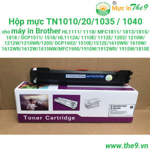 Hộp mực TN 1010/ TN 1020/TN 1035/ TN1040 dùng chung mới 100% hàng nhập khẩu cho máy Brother HL-1111 1201w HL-1110 DCP 1511 MFC 1811 in đẹp rõ nét