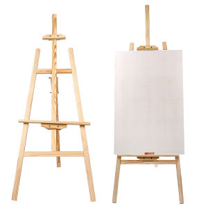 Easel Wooden 1.5M Painting/Display yellow pine wood easel stand Germany Imports Wood