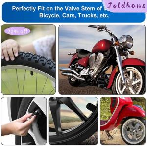 Joldhans 10PCS Car Motorcycles Bike Bicycle Universal Car Valve Cap Plastic Wheel Tire Air Stem Cover Dust Tyre Valve Caps