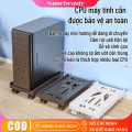 Kệ để cây máy tính, Giá đỡ Case PC di động, Có thể điều chỉnh độ rộng, tiện lợi. 