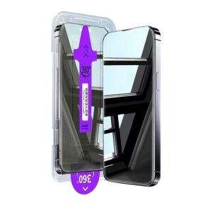 LEVINO 360 Degree Anti Blue Light Privacy Screen Protector for iPhone 17 16 15 14 Plus 13 12 11 Pro max XS Tempered Glass Film