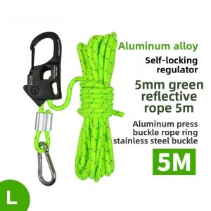 BESTOUR Aluminum Alloy Tent Rope Tensioner Stainless Steel 2-10mm Self Lock Rope Adjuster High Quality Anti-Slip Tarp Tightener Outdoor Tool