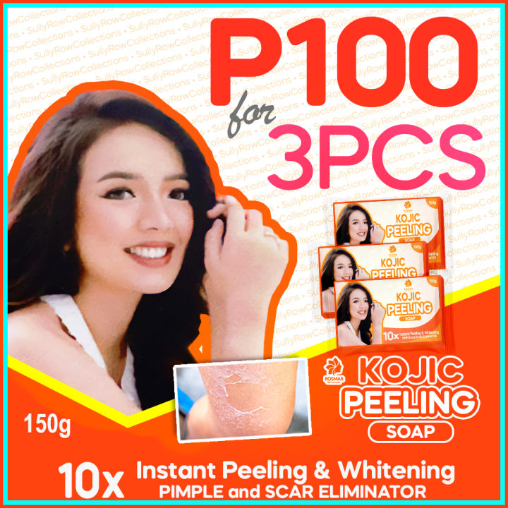 3pcs Rosmar Kojic Peeling Soap 150g*3 | Lazada PH