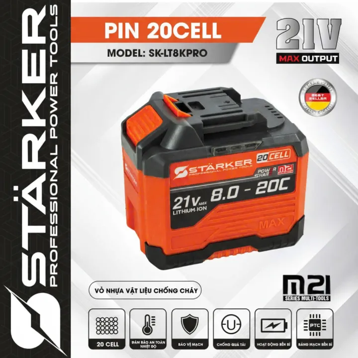 fatal: unable to access ‘https: jacky ’: recv ... COMBO PIN STÄRKER 21V 20 CELL – DUNG LƯỢNG 8.0Ah, DÒNG XẢ 20C + SẠC ...
