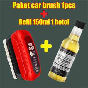 Car Glass Oil Film Cleaning Remover/kaca mobil cairan pembersih/ Oil Film Cleaning Remover Brush/Obat pembersih jamur kerak kaca mobil Car Glass Oil Film Removing/Obat pembersih jamur kerak kaca mobil Car Glass/Oil Film Stain Removal Glass
