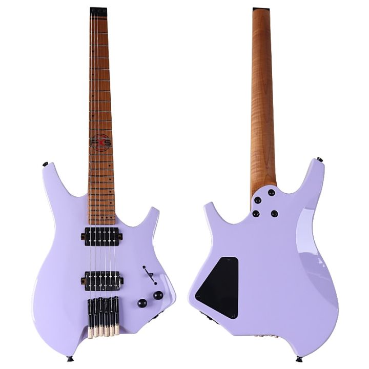 Headless Electric Guitar 30 Inch Travel Guitar High Gloss Professional