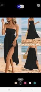 cathy Beachwear Swimwear Casual Summerwear Multi Way to Wear Tube Dress Maxi Long Skirt for Women fits up to large classy and elegant timeless classic timeless piece casual office or party classic piece super kapal ng tela hindi kayo magsisi our a