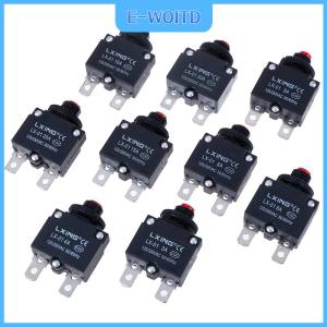 【E-WOITD】 เบรกเกอร์วงจรป้องกันโอเวอร์โหลดสวิตช์3A ฟิวส์4A 6A 8A 10A 15A 30A 20A