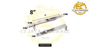 Door Shut Stainless Steel Door Bolt Welding Stainless Steel Suit/ Flush Bolt /welding/ pintu grill / pagar / door hardware