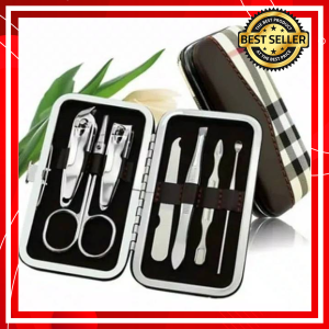 Manicure Pedicure Set 7in1 - Perlengkapan Gunting Kuku Set Isi 7