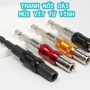 Đầu nối dài mũi vít từ tính thanh nối 105 độ cho máy khoan và máy bắn vít