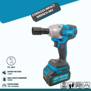 BELTER Impact Wrench Baterai Lithium-Ion 48V 12.7mm - Alat Penambal Pasang Baut Motor Tahan Lama